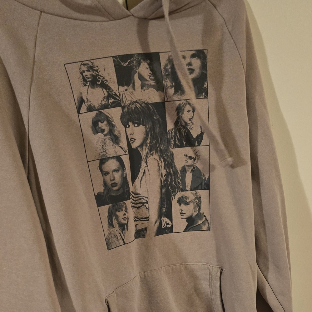 Taylor Swift The Eras Tour Beige Hoodie